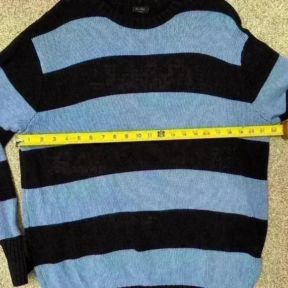 John Galt Striped Oversized Sweater - Picture 7 of 8